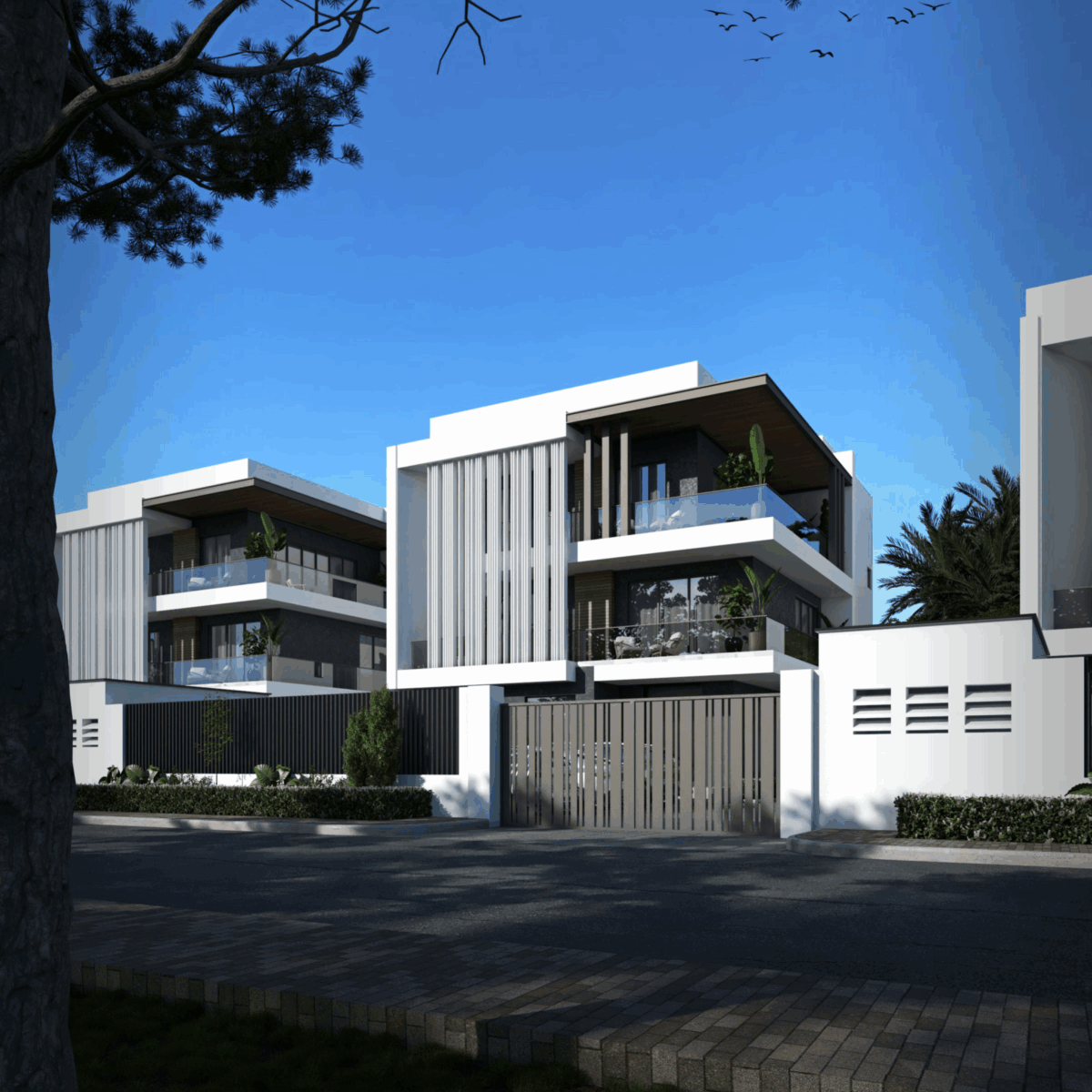 IMPERIAL VILLA front yard